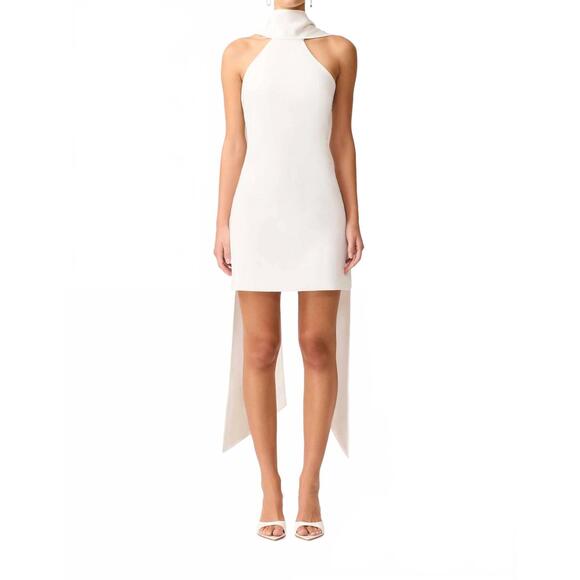 elliatt mira halter mini dress ELLIATT Myra Mini Halter Dress in Black, m